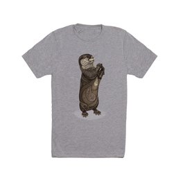 Infatuated Otter T Shirt | Animal, Shy, Crush, Romance, Otter, Cute, Painting, Love, Watercolor, Illustration 
