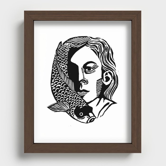 Fishwife Recessed Framed Print