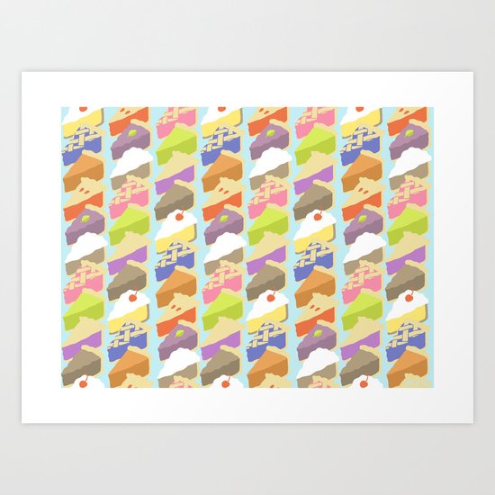 Pies Art Print