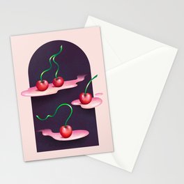 Cosmic Cherries Stationery Card