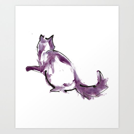 Cat Art Print