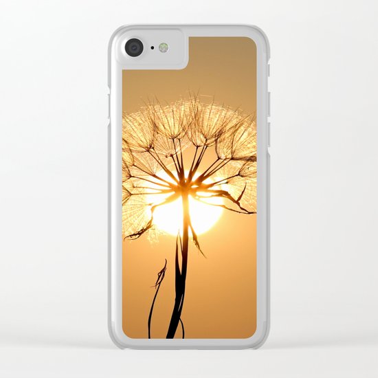 dandelion Clear iPhone Case