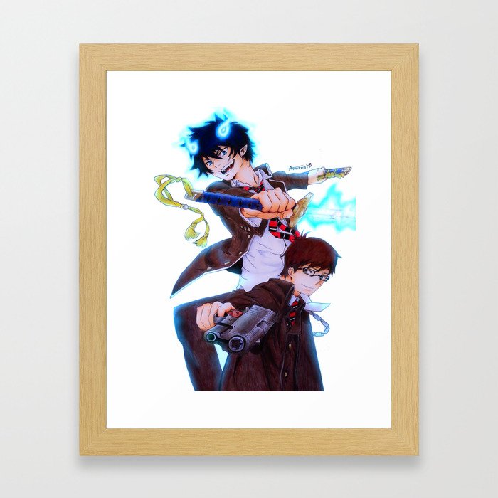 Rin & Yukio - Ao no Exorcist Framed Art Print