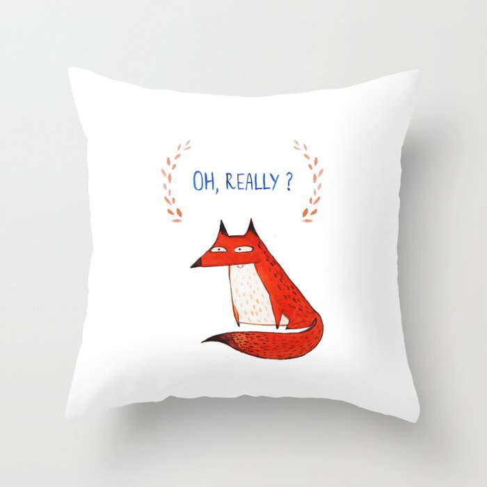 Postcard for your enemy Throw Pillow