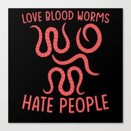 Bloodworm Hunter Canvas Print