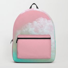 Magical sky in mint and pink Backpack