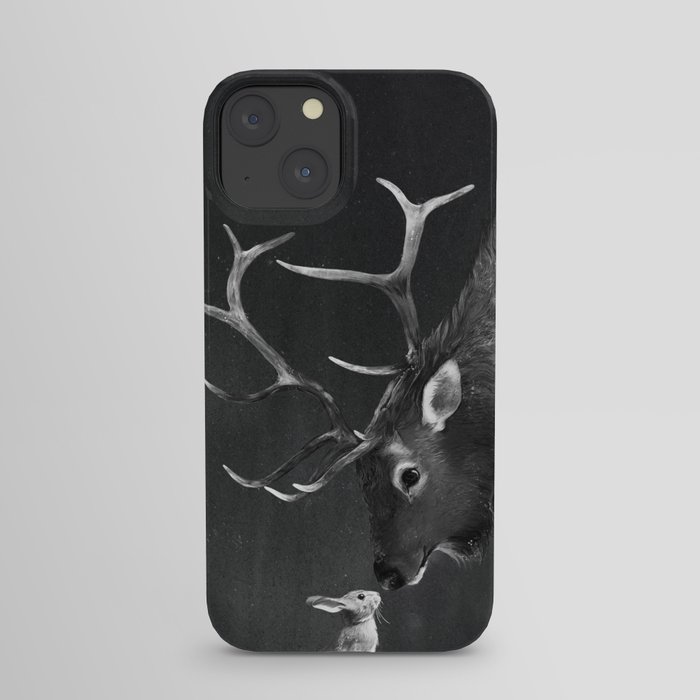 Elk and Rabbit iPhone Case