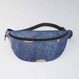 Gold Snow Fanny Pack