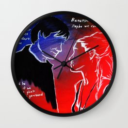 May be we can Wall Clock | Comedy, Clementine, Eternalsunshine, Scifi, Breakup, Blue, Quotes, Montauk, Red, Couple 