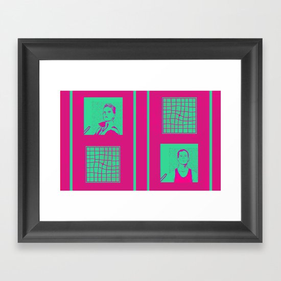 "Shaking the Habitual" by Virginia McCarthy Framed Art Print
