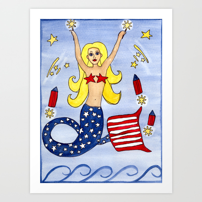 4th of July Mermaid