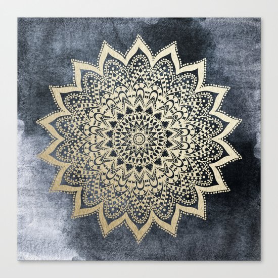 BOHO NIGHTS MANDALA Canvas Print