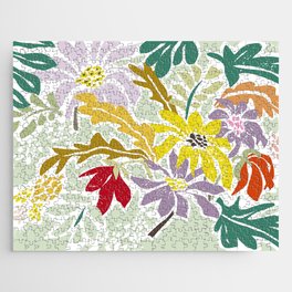 cosmopolitan flowers sage Jigsaw Puzzle