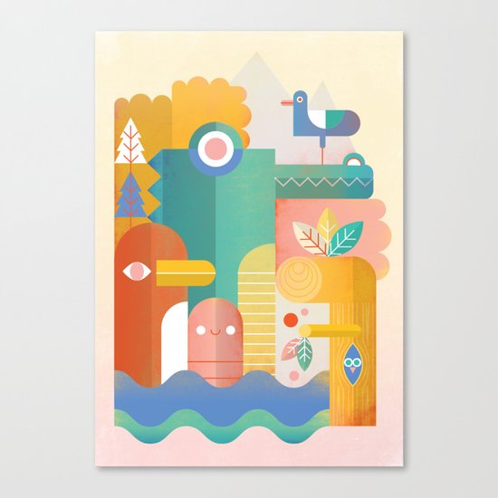 Croc Canvas Print