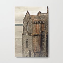 Mont St. Michel - Square Tower - Brittany France Metal Print | Montstmichel, Chatolic, Color, Island, France, Abbaye, Stmichel, French, Europe, Digital 