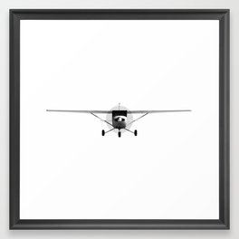 Cessna 152 Front view Framed Art Print