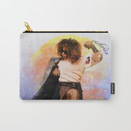 Victoria (victory) - painted posterized black woman, International Women's Day Carry-All Pouch | Black, Victory, Kalipinna, Woc, Inspirational, Business Woman, International, Digital, Motivational, Women 