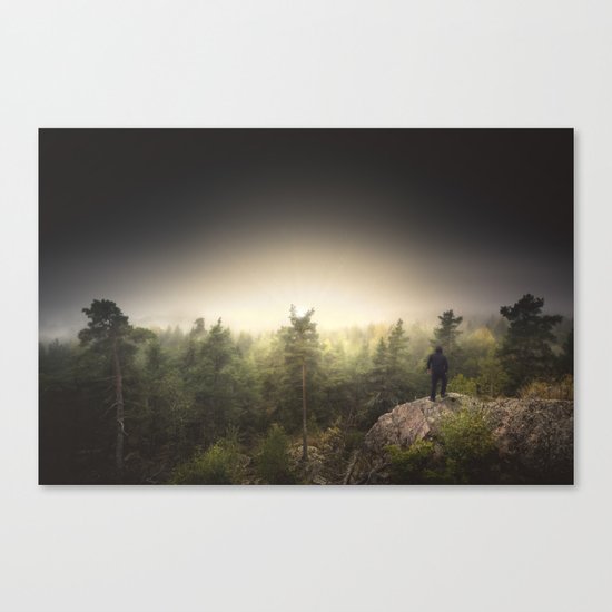 Im happily lost yet again Canvas Print