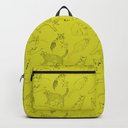 Cats Line Drawings Backpack
