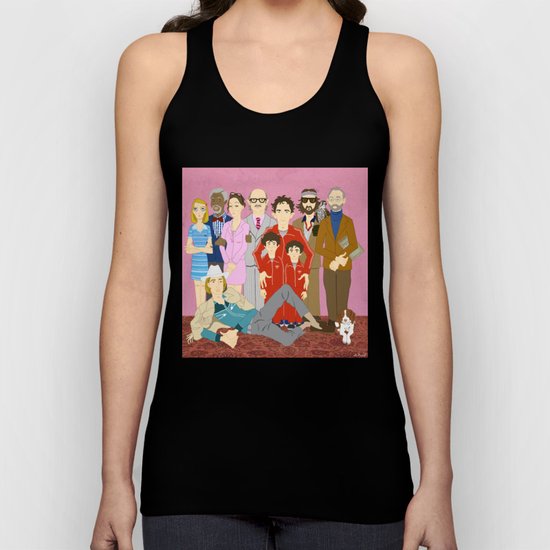 Royal Tenenbaums Family Portrait Unisex Tank Top