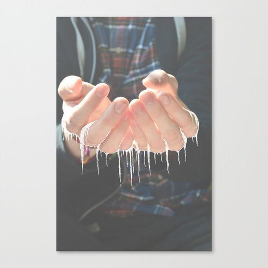 She Spoke Words That Would Melt In Your Hands Canvas Print