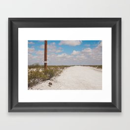 This Way to Marfa Framed Art Print