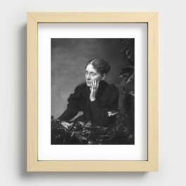 Frances Willard Portrait - Circa 1885 Recessed Framed Print