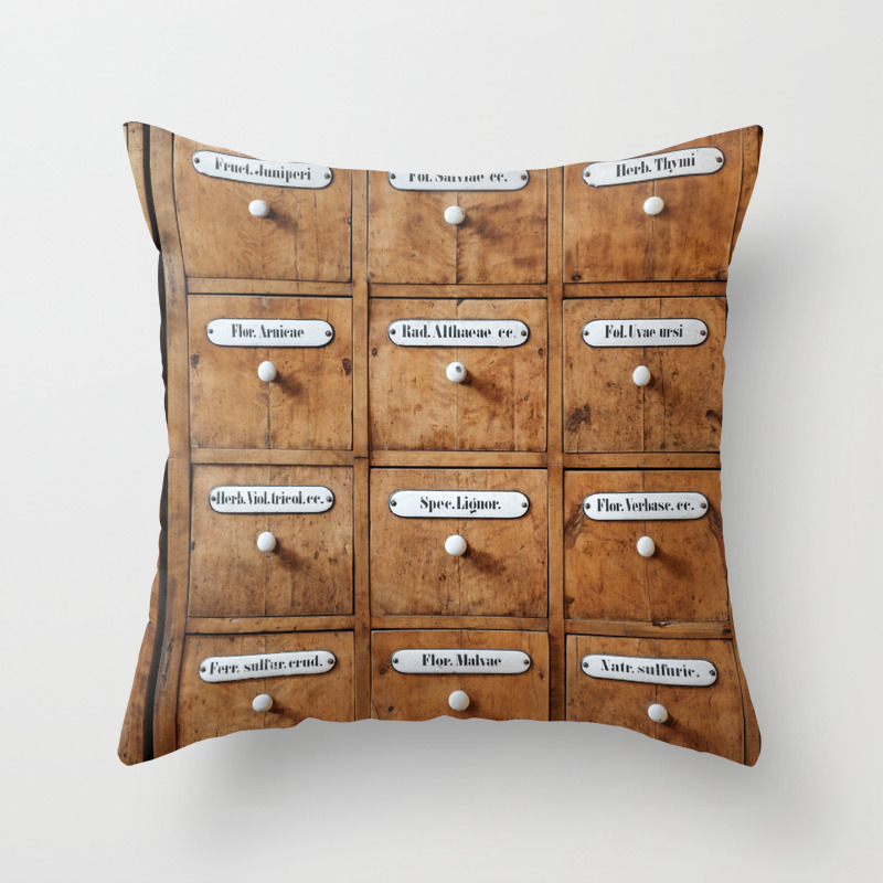 Pharmacy Storage Throw Pillow By Jsebouvi Society6