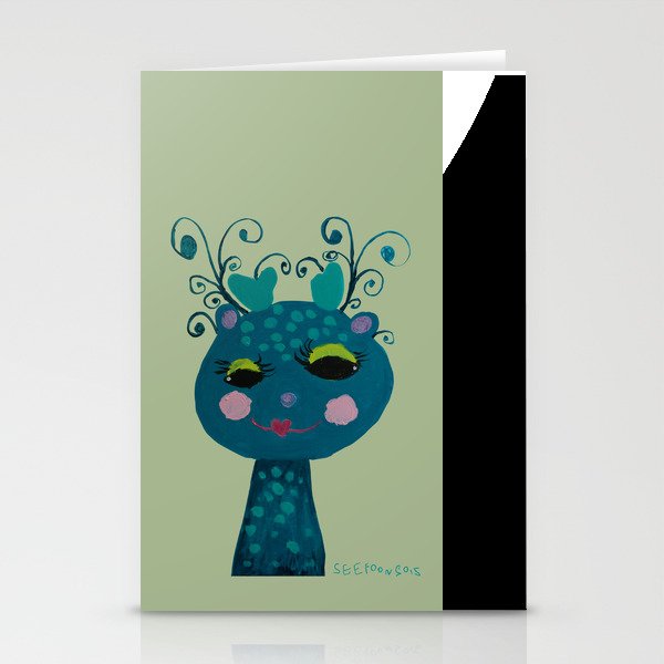 Little Deer : #Funny creature Series Stationery Cards