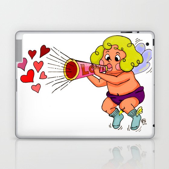 "LOVE - Loud & Clear { Boy Cupid }" by Jesse Young ILLO Laptop & iPad Skin