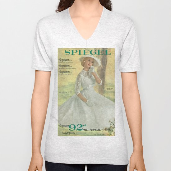 1957 Spring/Summer Catalog Cover Unisex V-Neck
