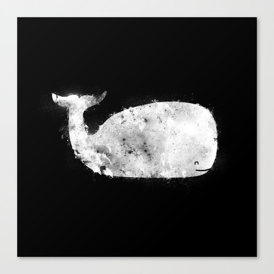 Bleached Whale Canvas Print