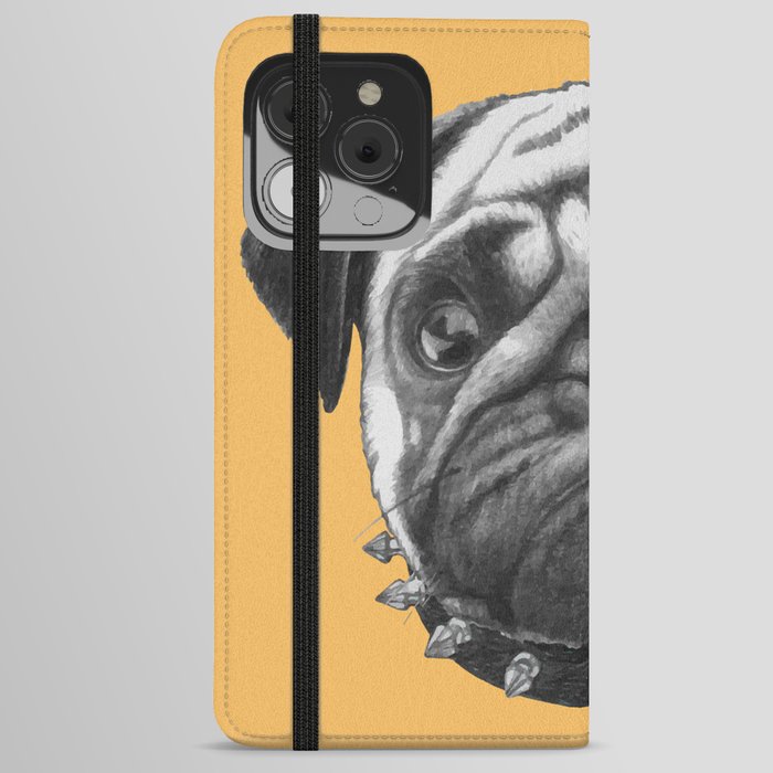 Pug wallet top phone case