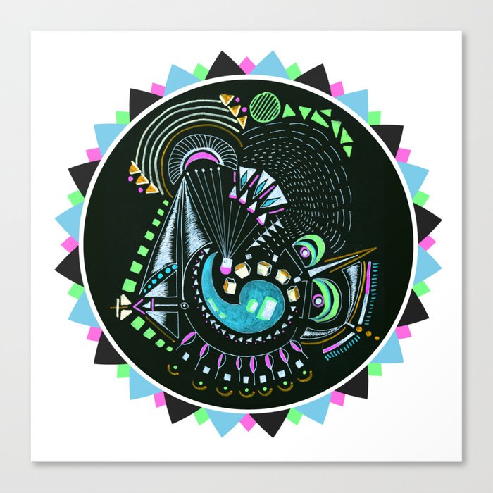 Formed in Space  Canvas Print