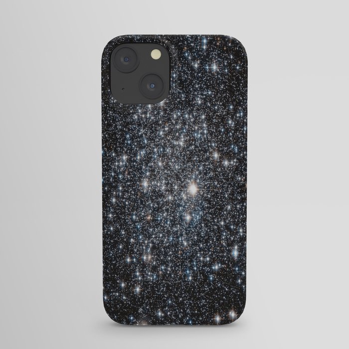 Stars : subtle black blue gold iPhone Case