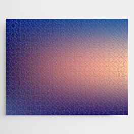 9  Blue Gradient Background 220715 Minimalist Art Valourine Digital Design Jigsaw Puzzle
