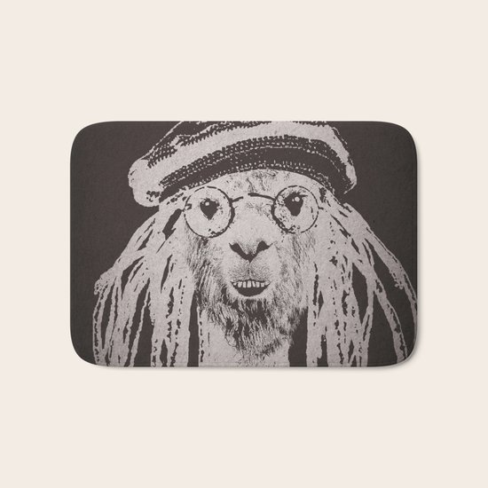 Funky Llama Bath Mat