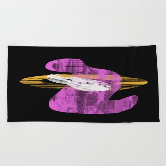 A Mother's Love - Abstract, pastel artwork Beach Towel
