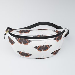 Red Admiral Butterfly Fanny Pack