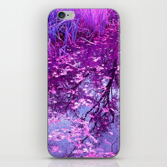 purple garden pond I iPhone & iPod Skin