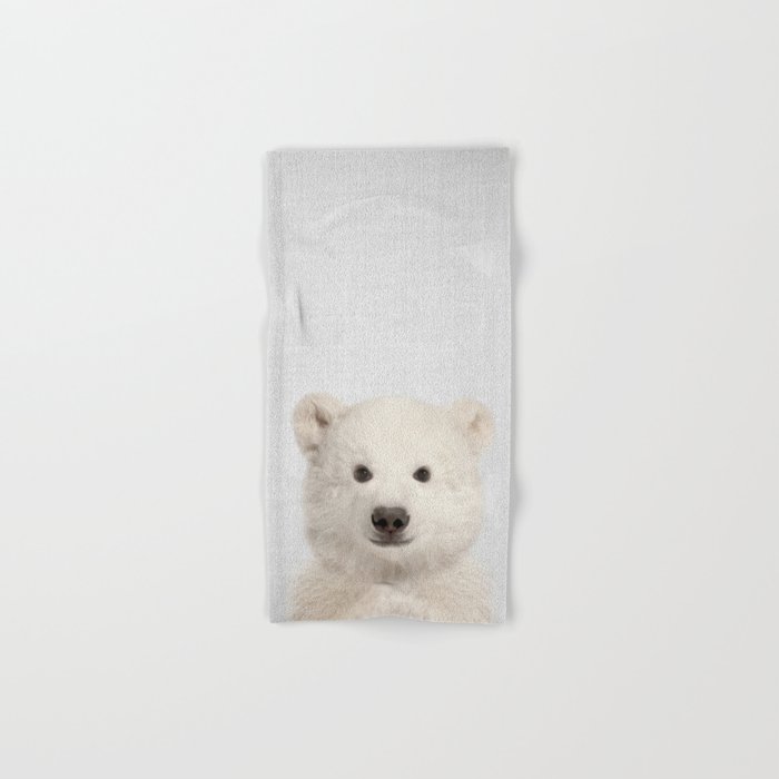 Polar Bear - Colorful Hand & Bath Towel