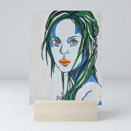 Gaze into the Soul - Marker Drawing Mini Art Print