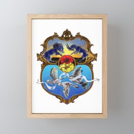 Personalised coat of arms commission Framed Mini Art Print