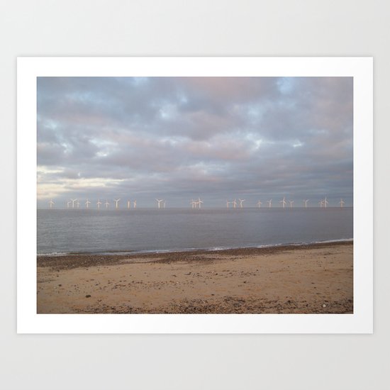 Wind Turbines Art Print
