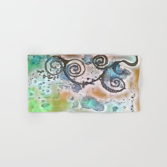 Vintage swirl Hand & Bath Towel