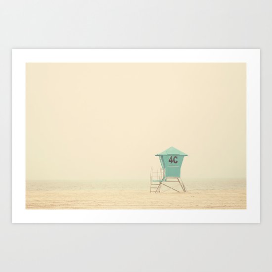 the sound of outer ocean on a beach ... Art Print