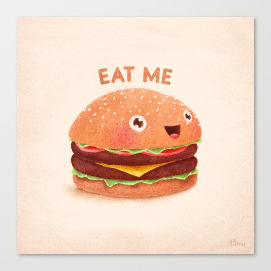 Burger Canvas Print