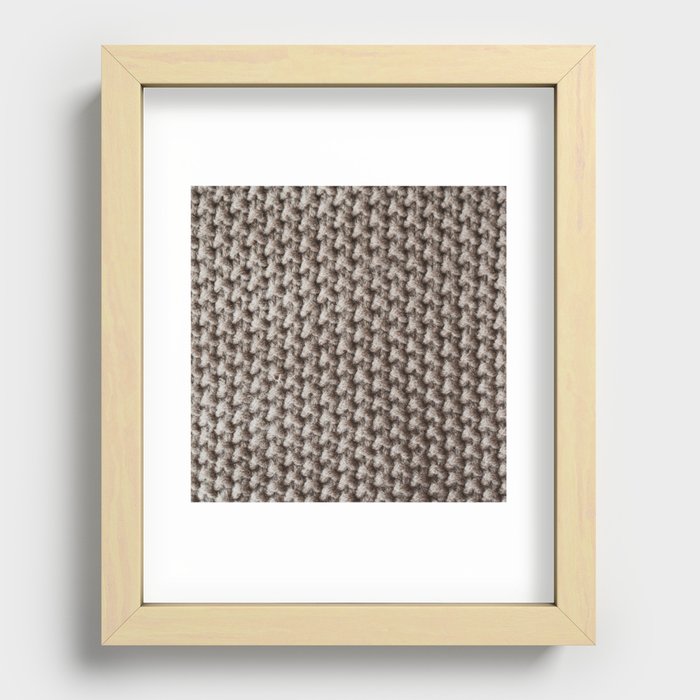 Crochet Knit Recessed Framed Print