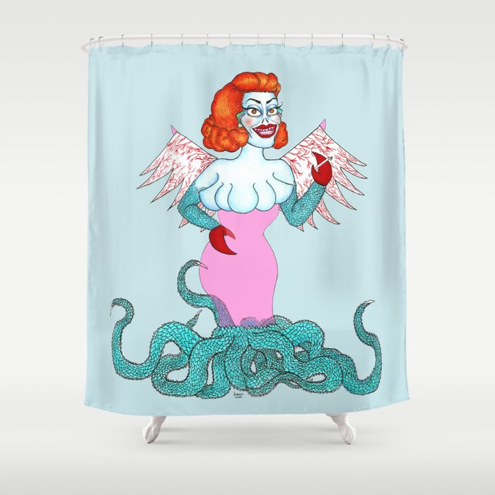 Tacky Glamorous Alien Smoking A Cig Shower Curtain By Bettiewho Tacky Glamorous Alien Smoking A Cig Shower Curtain By Bettiewho Society6