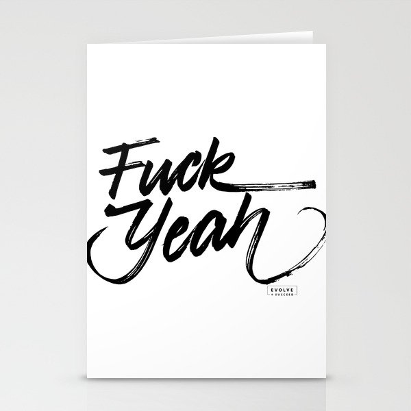 Fuck Yeah Stationery Cards